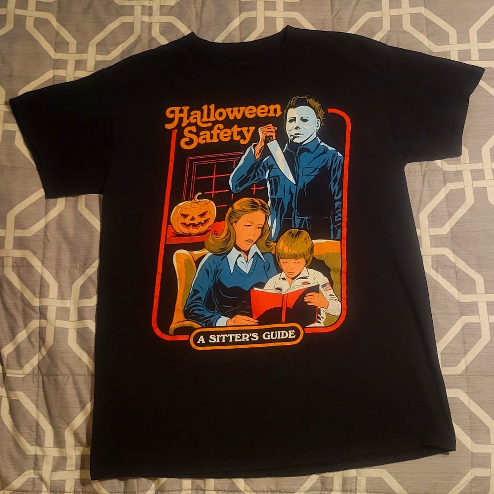 Halloween Safety A Sitter's Guide Shirt, Size M